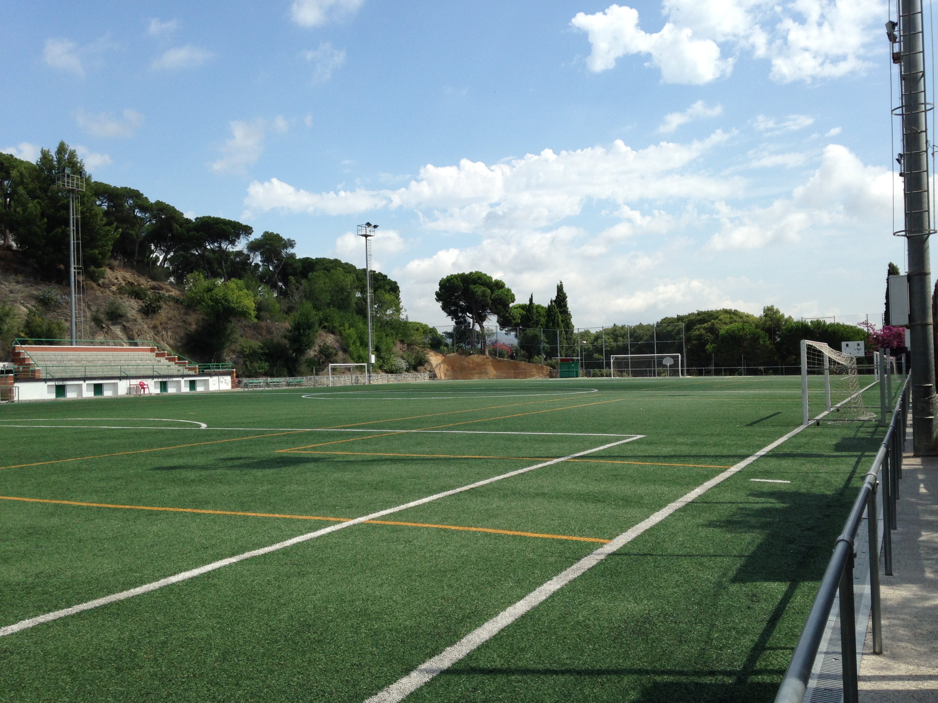 Футбольное поле в Барселоне