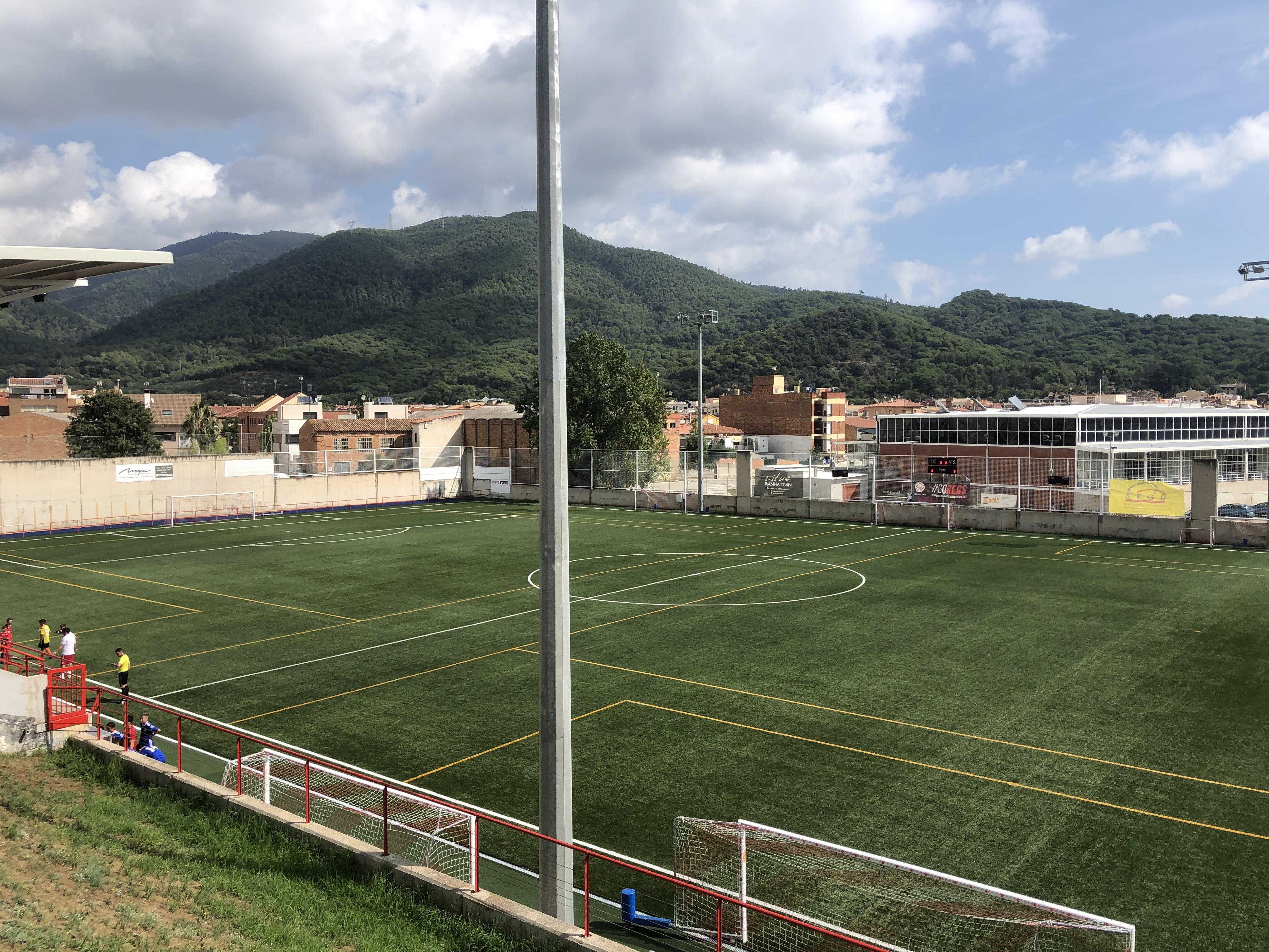 Футбольное поле в Каталонии